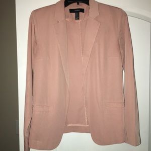 Blush pink blazer
